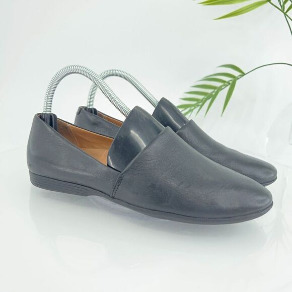 Dansko Women's Larisa Loafer Size 37 6.5 Slip On Flat Shoe Black Leather Comfy - Picture 2 of 15